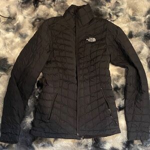 SOLD The North Face Women's Quilted Black Ski Jacket